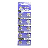 Buy Bluecell 10 Pcs AG12 Alkaline Button Cell Battery 386A for Watch Toy Calculator +... by Bluecell