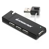 IOGEAR GUH285W6 4 Port USB 2.0 Hub (Black)