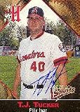T.J. Tucker, Harrisburg Senators - Expos Affiliate Autographed Card