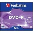 Verbatim DataLifePlus DVD+R x 5 - 4.7 Go