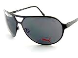 Puma - New Puma PU 15006 PU15006 Black Aviator Sunglasses Size 62-12-125