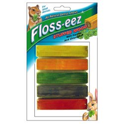 Brown's Floss-eez Stuffed Wood Dental Chew Treat for Small Animals-5 Pack