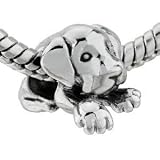 Sleepy House Dog Bead Charm Fit Pandora Charms & Beads