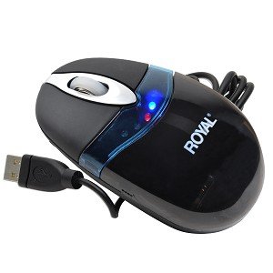 gps, Royal Connect-ables 29243R 3-Button USB 2.0 Optical Scroll Mouse w/Card Reader, Blue & Red LEDs (Black) - ROY29243