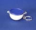 Tupperware Thatsa Mega Bowl Keychain - White/Blue