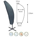 Schutzh�lle Sun Deluxe Ampelschirm 350cm