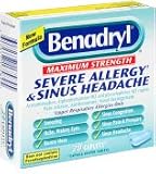 Benadryl Maximum Strenght Allergy & Sinus Headache (2 PACK)