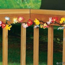 Light Up Flower Lei Garland, 50 lights, 9