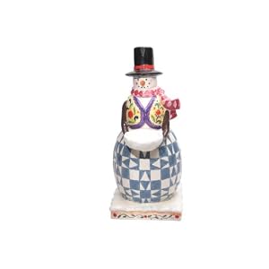 Certified International Winter Folk 17-Inch Candle Holder Centerpiece by 