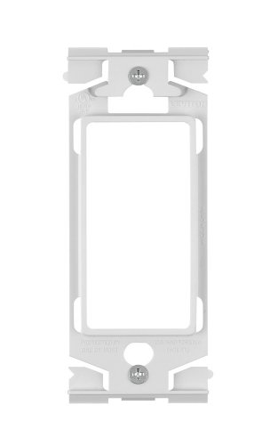 Leviton Renu REA00-WW Adapter Ring, Allows any Decora Device to Fit Into a Renu Wallplate, in White on White