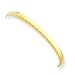 14k 3mm Heart Patterned AdjuStable Baby Bangle