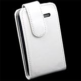 White Flip PU Leather Case Cover For HTC Wildfire S A510E G13
