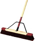 Harper Brush 5724A 24" Medium Debris Pushbroom /wHandle - Mix Fine and Medium Stiff