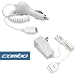 2 Piece Creative Zen Vision:M Combo Set Bundle - Auto Car Charger + Home/Travel/Wall AC Charger (Adapter/Adaptor) by Fosmon