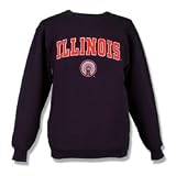 Illinois Fighting Illini Crewneck Sweatshirts - Tackle Twill