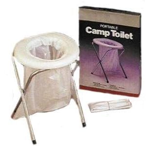 560 Portable Camp Toilet Camping Commode by