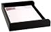 Black Leather Side Load Letter Tray