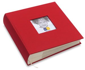 Kolo Hudson Pocket Photo Album - Red, 8frac14; times; 8frac14;, Hudson 2-Up Album