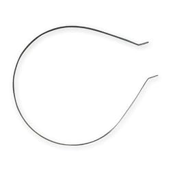 Metal Headbands Bent Ends 5mm (3/16 inch) (12)
