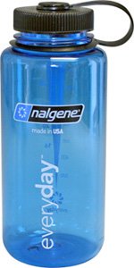 Nalgene Tritan Wide-Mouth Water Bottle - BPA Free (32 oz Blue)