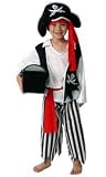 Plundering Pirate Dressup Halloween Play Costume sz 4/6
