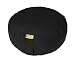 Bean Products Zafu Round Yoga Meditation Cotton Cushions Made In USA Black