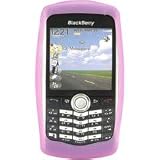 Rubber Skin Case For Blackberry 8120 - Pink