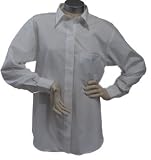 Foxcroft Wrinkle Free Solid Shirt, Basic Fit, White, Women's Sizes 14W-24W