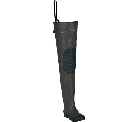 Pro LineŽ Youth's Stream Rubber Hip Waders Cleated Brown