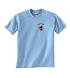 Personalized custom embroidered ballroom dancers design on t-shirt