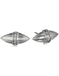 Sam Edelman Pave Marquis Rhodium Stud Earrings