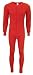 Coldmaster Men's Red Union Suit