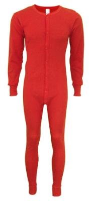 Red Thermal Union Suit, 3XL