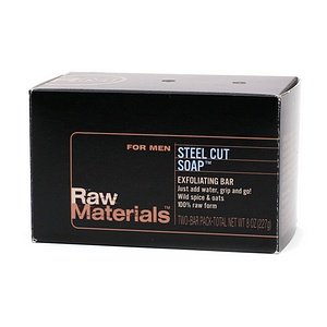 Raw Materials Steel Cut Soap, Exfoliating, 8 Ounce