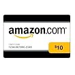 Amazon.com $10 Gift Card (0114)