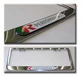 R Performance License Plate Frame for Jaguar X-Type XJ8 XJR S-Type and XK8 XKR