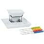 Trudeau Zen Chocolate Fondue 8 Piece Set
