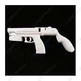 Laser Gun for Wii Remote and Nunchuck - White