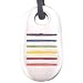 Gay Pride Rainbow Flag Pewter Pendant Necklace