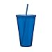 Eco To Go Cold Drink Tumbler - Double Wall -24oz. Capacity - Blue