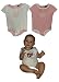 Washington Nationals Baby Girls three pack creeper set, Size= 3 - 6 Months