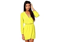 V-neck Summer Long Sleeves Chiffon Maxi Dress 