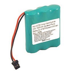 Nickel-Metal Hydride Cordless Phone Battery For Panasonic KX-TC1484B