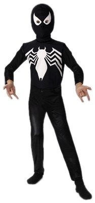  Black Venom Kids Costume