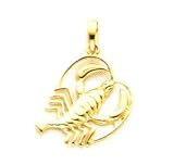 14kt gold Cancer zodiak charm