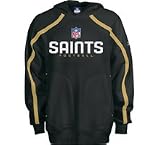 Reebok New Orleans Saints Ash Stacked Helmet Hoody Sweatshirt
