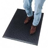 Anti Fatigue Mat, Beveled Edge, 3'x5', Black (GJO70373).