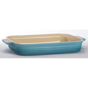 Classic Stoneware Caribbean Rectangular 3 Quart Baking Dish By Le Creuset