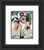 Framed Ted Williams Boston Red Sox Photograph