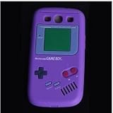 Nintendo Game Boy Soft Skin Silicone Case Shell for Samsung Galaxy S3 i9300 - Purple